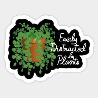 Easily Distracted By Plants - Peperomia Hope Sticker